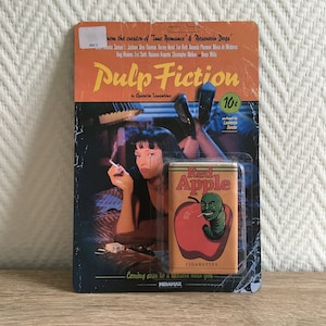 Pulp Fiction Cigarrillos Manzana Roja Quentin TARANTINO Movie PROP Chupete Blíster de Cartón