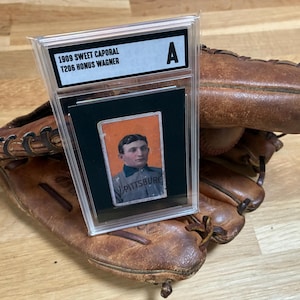 1909 HONUS Wagner T206 Sweet Corporal Top Loader Baseball card Vintage aged REPRINT REPRO