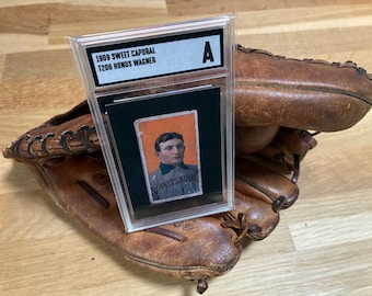 1909 HONUS Wagner T206 Sweet Corporal Top Loader Baseballkarte Vintage gealtert REPRINT REPRO