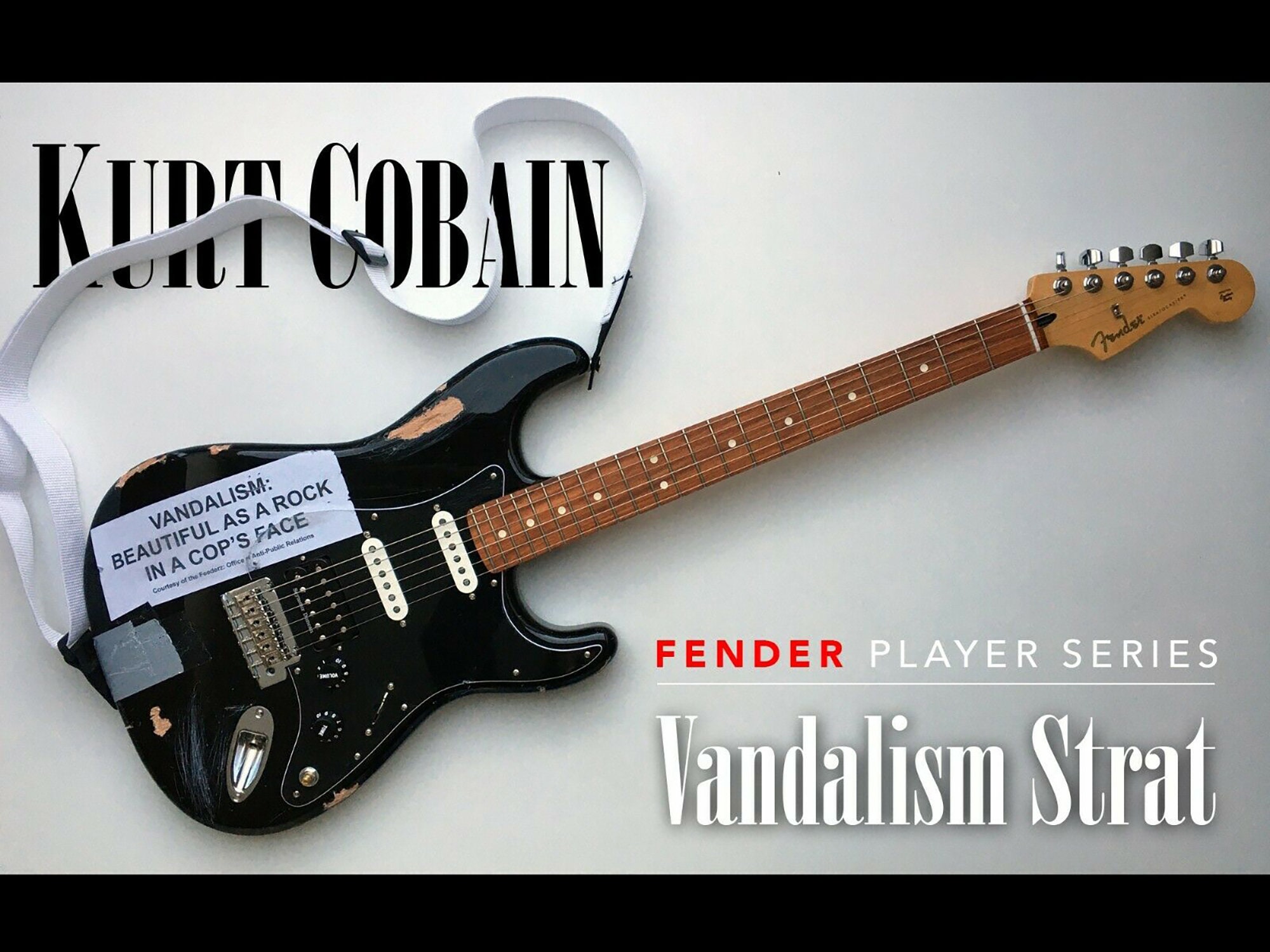 【美品】カートコバーン VANDALISM ストラトキャスター Nirvana 激レア】カートコバーン VANDALISM ストラトキャスター Nirvana