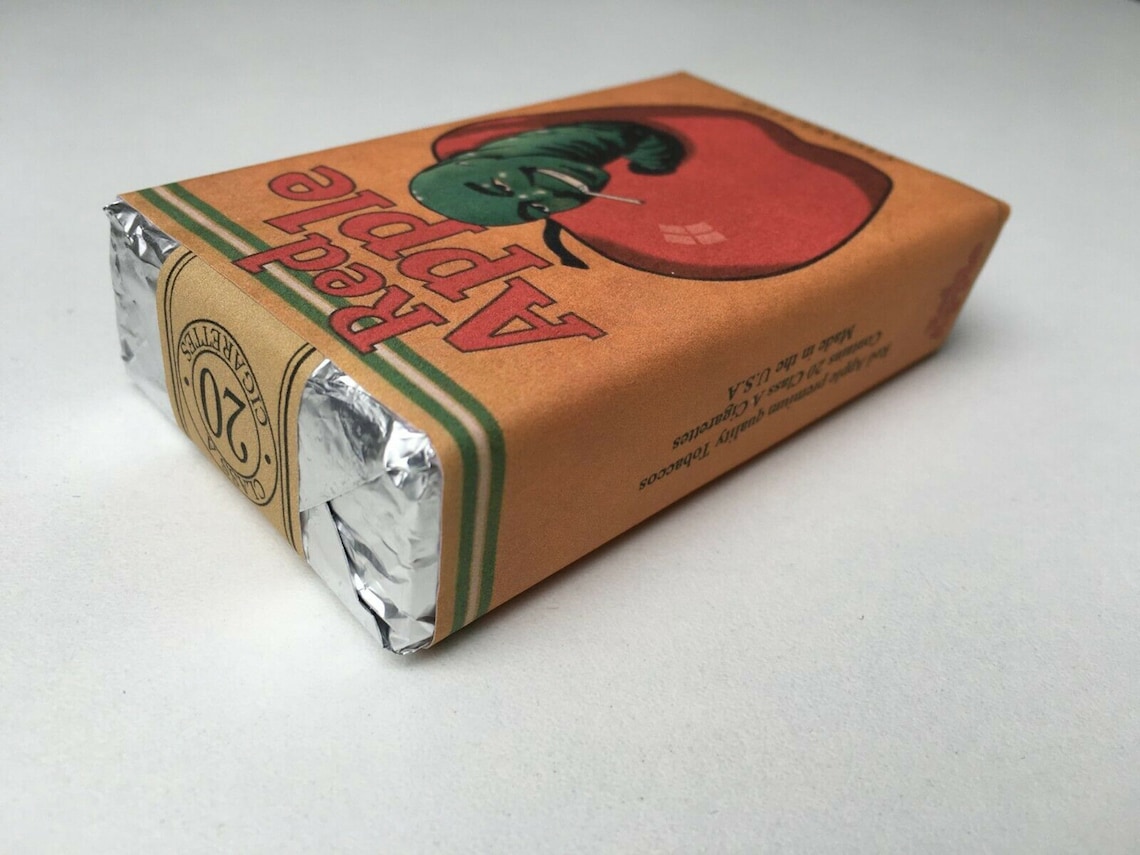 Red Apple Cigarettes Replica Pack TARANTINO Pulp Fiction Bill Etsy