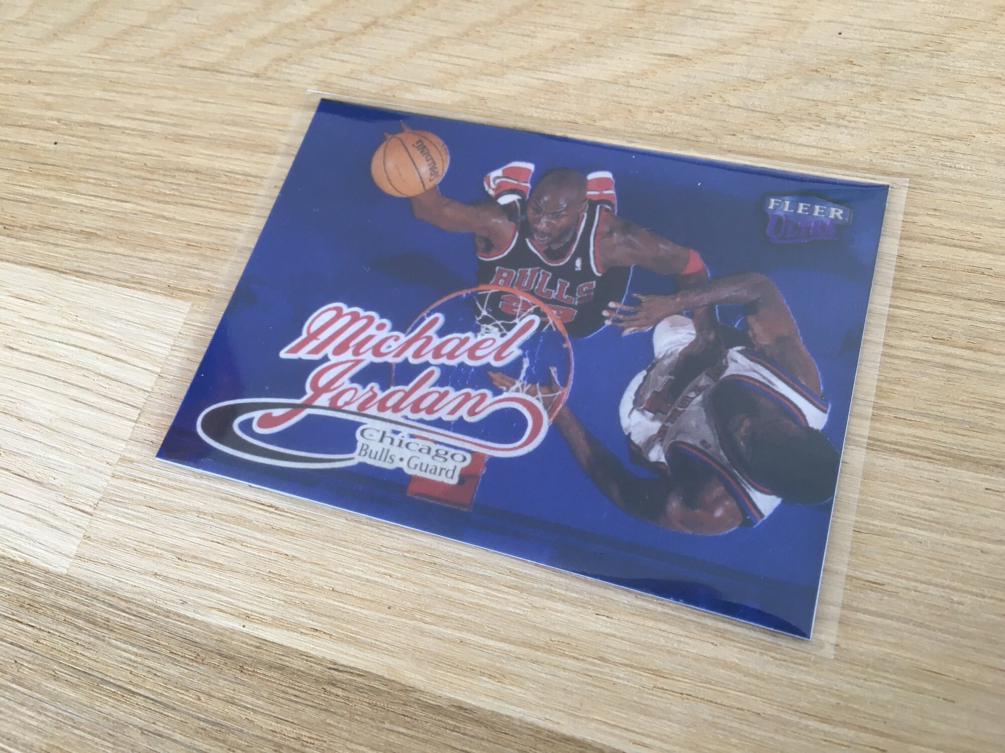 michael jordan card fleer