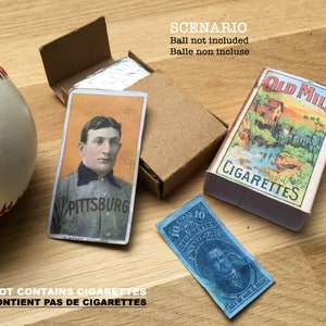 Old Mill Pack T206 HONUS WAGNER 1910 Baseball Card REPLICA khristore HandMade
