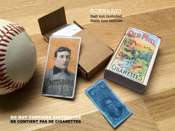 Old Mill Pack T206 HONUS WAGNER 1910 Baseball Card REPLICA Khristore  Handmade