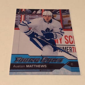 Auston Matthews Young Guns 201 Karte 2016-2017 Hockey REPRO Foto NACHDRUCK