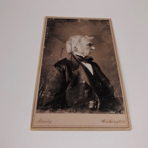 Zachary Taylor Parlor card Carte de Visite by Mathew Brady fictional REPRO US President USA Washington photography