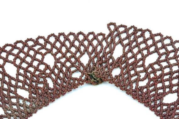 Antique C. 1920s Beaded Collar Necklace Flapper E… - image 5