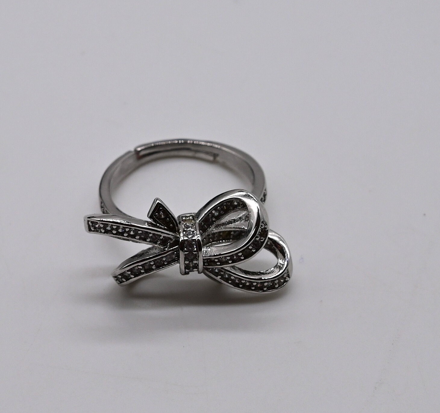 Stunning Sterling Silver Ribbon Rhinestone & Sterling Silver Buckle ...