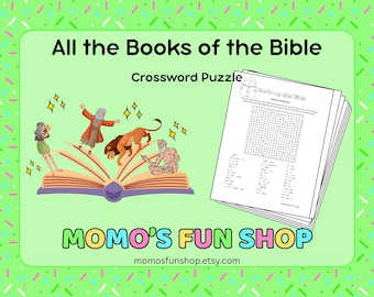 All the Books of the Bible Puzzles - JW Printables for Kids, Family Worship, JW Activity Sheet, Instant Download PDF