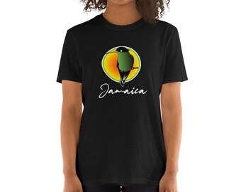 Hummingbird edition Jamaica light on dark Short-Sleeve Unisex T-Shirt, Rasta colors