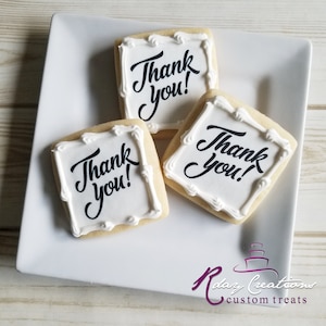 Veteran Thank You Cookies | Appreciation Cookies | Party Favors | Edible Print Cookies | Gift | Custom Cookies