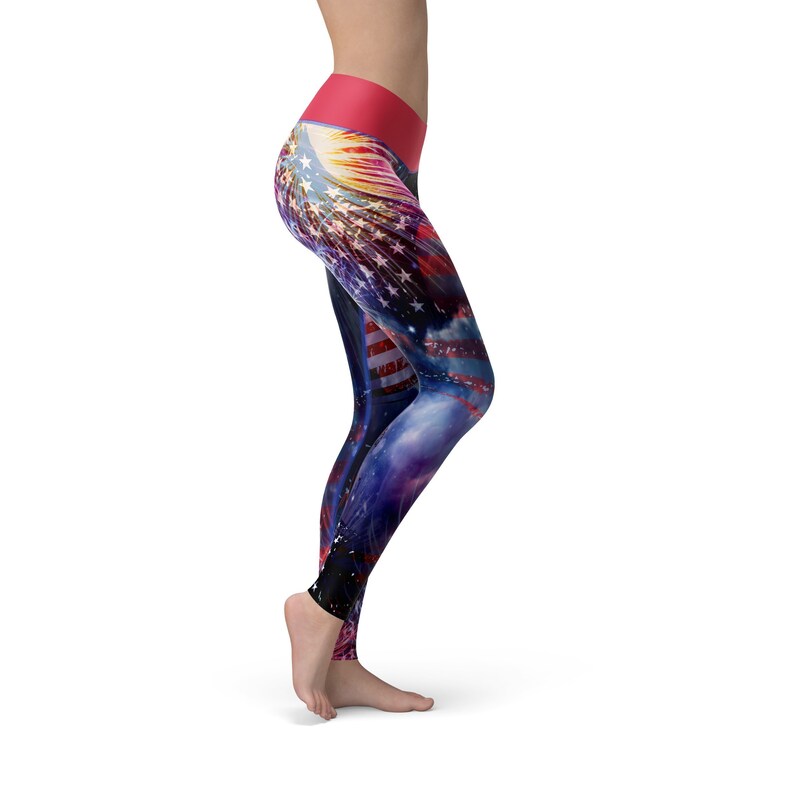 Leggings for Women Workout Leggings Jean July Fourth Leggings Fitness Leggings