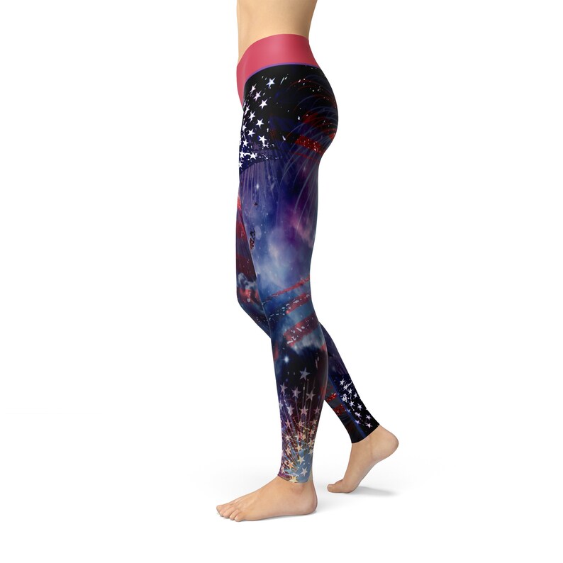 Leggings for Women Workout Leggings Jean July Fourth Leggings Fitness Leggings
