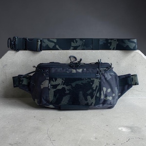 Cordura Multicam Sling Bag - Taktische EDC Crossbody, wasserdichte Brusttasche, Minimalist Urban Carry