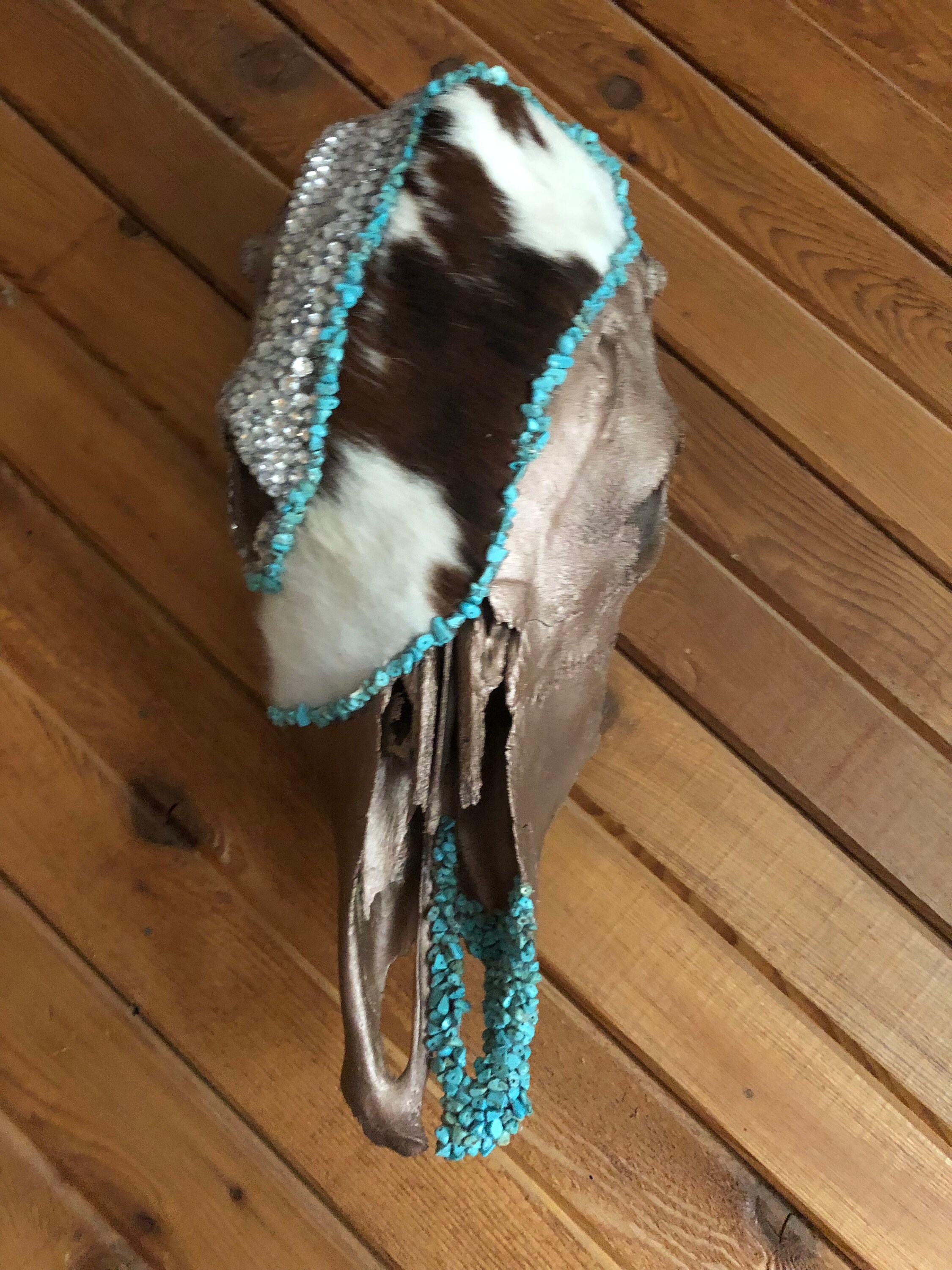 Rhinestone cow skull Etsy