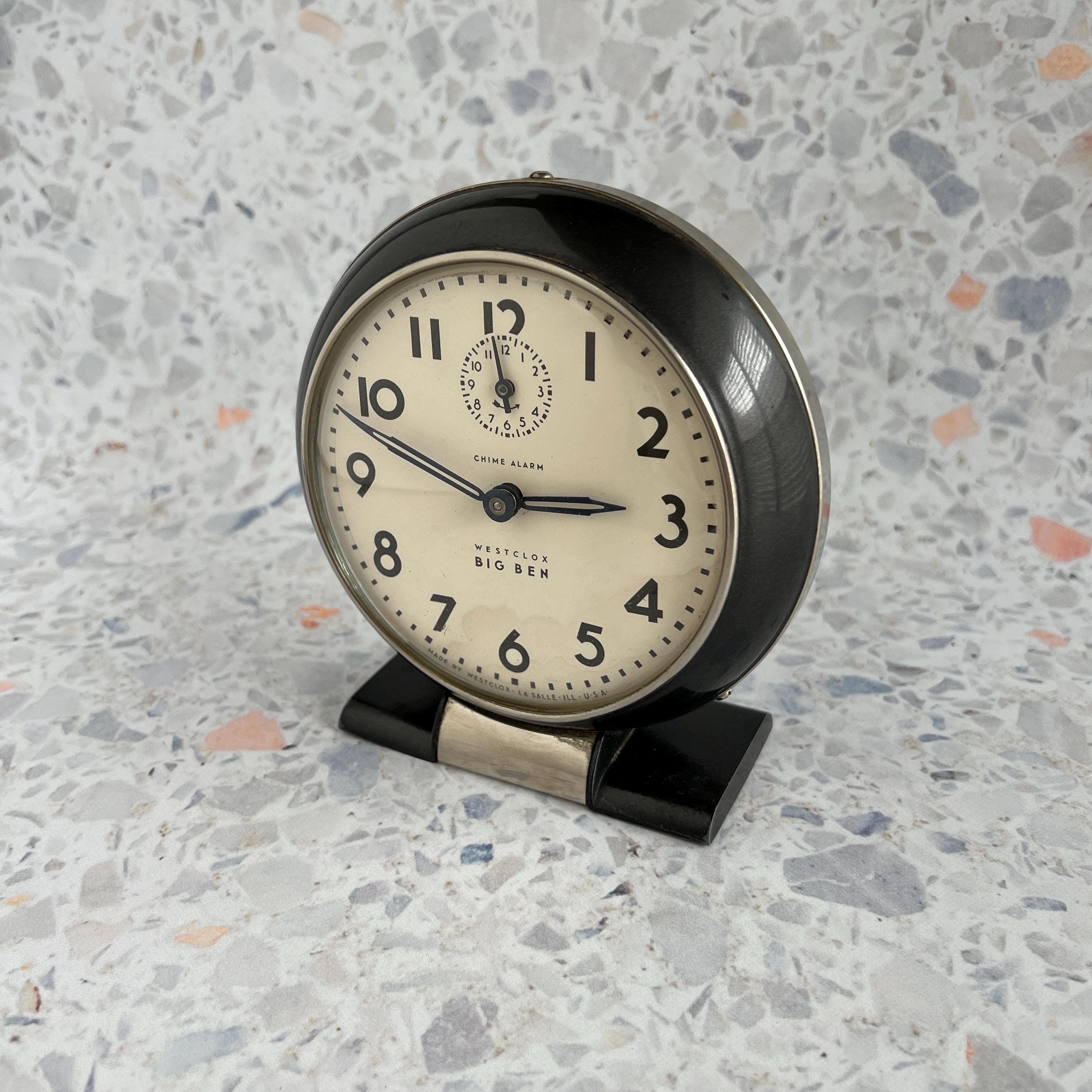 Big Ben Style 5 Chime Alarm by Westclox, Winding Alarm Clock