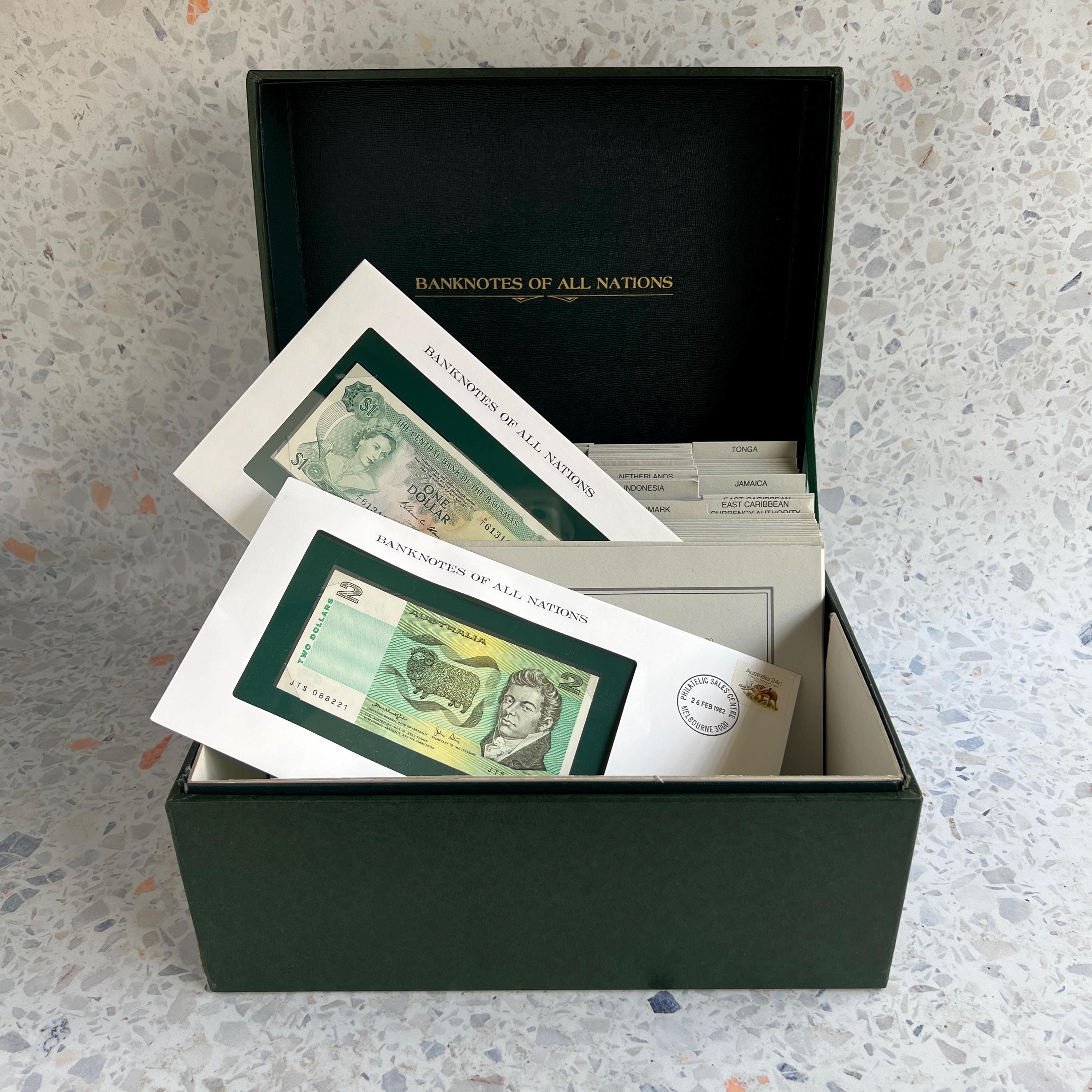 BANKNOTES OF ALL NATION フランクリン•ミント Banknotes of All Nations - Etsy