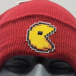 Pac-Man - PacMan Video Game Beanie Winter Hat -  Red