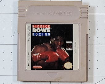 Riddick Bowe Boxing - Nintendo GameBoy Handheld Console Game Cartridge