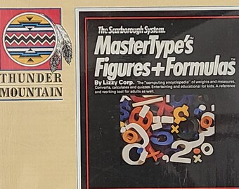 MasterType's Figures + Formula's - Complete - Commodore 64 5.25" Floppy Disk Sealed
