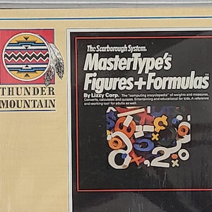 MasterType&#39;s Figures + Formula&#39;s - Complete - Commodore 64 5.25&quot; Floppy Disk Sealed