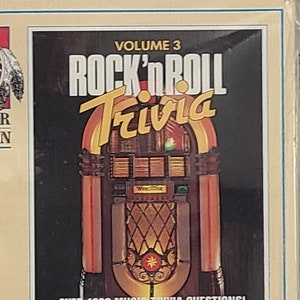 Rock N Roll Trivia - Complete - Commodore 64 5.25&quot; Floppy Disk Sealed