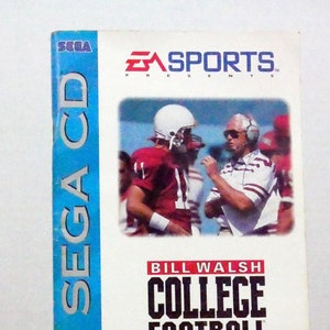 Bill Walsh College Football Sega CD Manual image 1