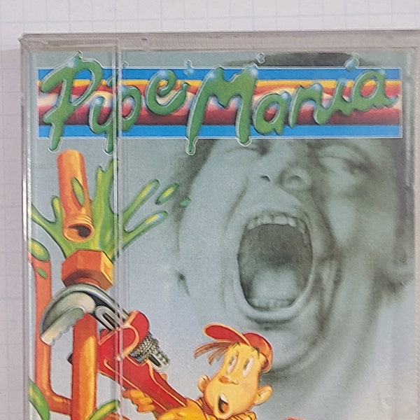 Pipe Mania - Commodore Amiga 3.5" Floppy Disk - Complete