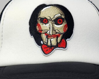 Horror Hat - Snap Back Trucker Cap -  Black/White