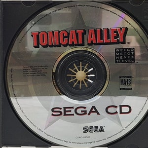 Tomcat Alley Sega CD Disc image 7