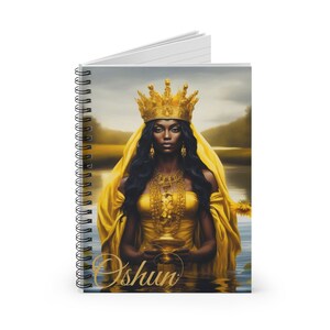 Orisha Oshun Libreta De Consulta/Ita Notebook - Ruled Line | Spiritual Journal |  Libreta de Ita Ochun Oshun | Spiritual Journal
