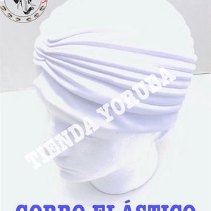 Gorro de Obbatala Hat elástico elastic white religion yoruba ifa santeria santera