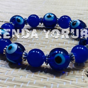 Pulsera para buena suerte|EVIL EYE |mal de ojo ilde|BRACELET blue azul