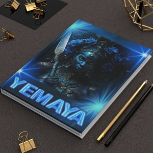 Orisha Yemaya Libreta De Consulta/Ita Notebook - Ruled Line | Spiritual Journal | Matte Design | Libreta de Ita Yemaya Santeria Yoruba