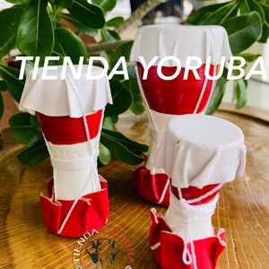 Tamborcito de Shango 3 tambores yoruba Shango Chango santeria ebbo ceremony