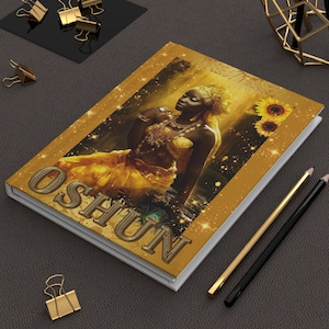 Caderno Orixá Oshun Libreta De Consulta/Itá - Linha Governada | Diário Espiritual | Design fosco | Libreta de Itá Ochun Oxum