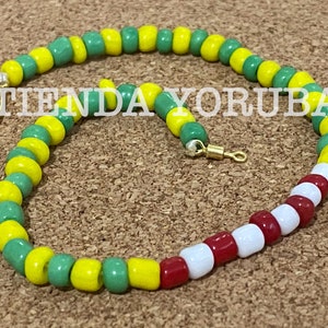 Ilde de orula con camino de shango chango Santeria ifa religion Yoruba bracelet orisha chango orummila
