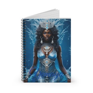 Orisha Yemaya Libreta De Consulta/Ita Notebook - Ruled Line | Spiritual Journal |  Libreta de Ita Yemaya | Spiritual Journal