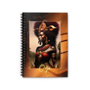 Orisha Oya Libreta De Consulta/Ita Notebook - Ruled Line | Spiritual Journal | Vibrant Design | Libreta de Ita Oya Yanza Santeria Yoruba