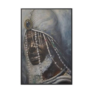 Obbatala Art on Canvas Oversized | Orisha God Painting | African God Canvas | Odduduwa Canvas| Obatala Cuadro|  Oddudua Cuadro Yoruba
