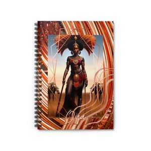 Orisha Oya Libreta De Consulta/Ita Notebook - Ruled Line | Spiritual Journal | Vibrant Design | Libreta de Ita Oya Santeria Yoruba