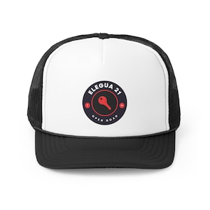 Trucker Caps Elegua hat | Open Road Hat | gorra belica | Gorra de Elegua| Eleggua Gorra | Ropa Santeria Yoruba