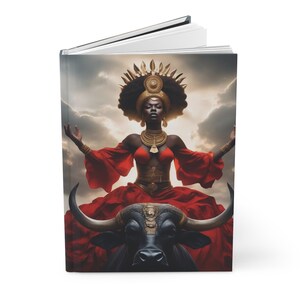 Goddess Notebook | Orisha Oya Libreta De Consulta/Ita Notebook - Ruled Line| Spiritual Journal | Libreta de Ita Oya Yansa | Santeria