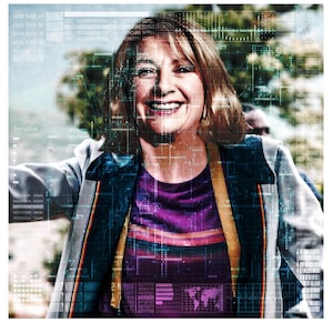 Wurx 36: Dr. Victoria Wood als 13e, A5-formaat, voorkant in kleur, zwart-wit achterkant, 200 mg matte afwerking.