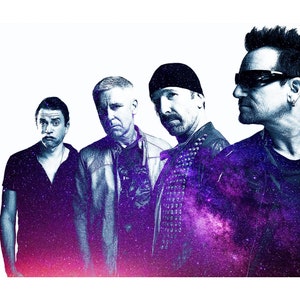 Wurx 82: U2 zijn Bloody Nice Blokes, A5, voorkant kleur, achterkant zwart-wit, 200 mg matte afwerking.