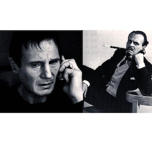 Wurx 71: Terry-Thomas chiede informazioni sulle "speciali capacità" di Liam Neeson, formato A5, fronte monocromatico, retro in bianco e nero, finitura opaca da 200 mg.