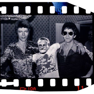 Wurx 18: David's Big Night Out - David, Lou Reed e Albert Steptoe - fronte a colori e retro in b/n