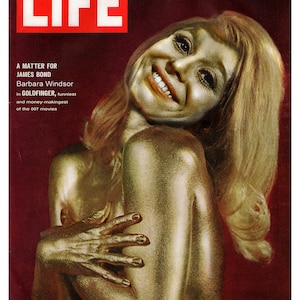 Wurx 12: - Babs Windsor, Life Magazine en Goldfinger uit 1964, voorkant kleur, achterkant zwart-wit