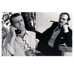 Wurx 69: Sean Connery vs. Terry-Thomas, A5, zwart-wit voorkant, zwart-wit achterkant, 200 mg matte afwerking.