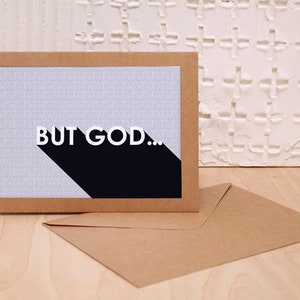 Art Card Gift met Christian Wall Art ingesloten, kerstcadeau, kaart met Bijbelvers Wall Art